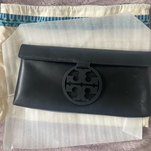 NEW Tory Burch Miller Clutch Black
